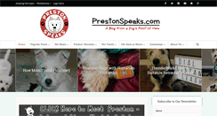 Desktop Screenshot of prestonspeaks.com